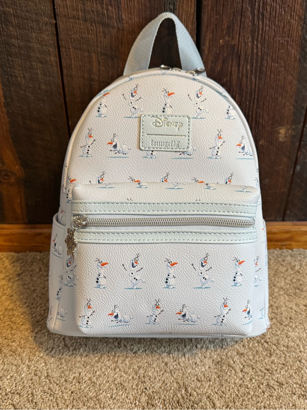 NWT Disney Loungefly Olaf Mini Backpack